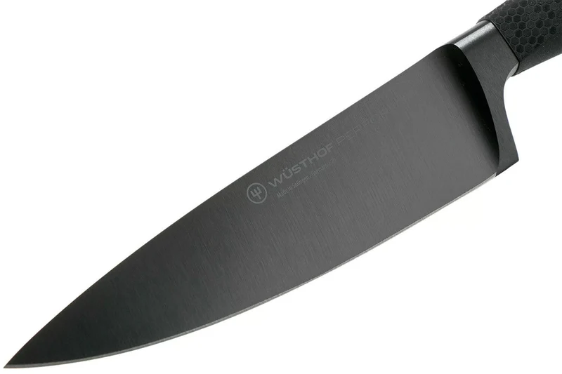 Couteau de chef Wüsthof Performer lame 16cm à revêtement noir anti-rayures