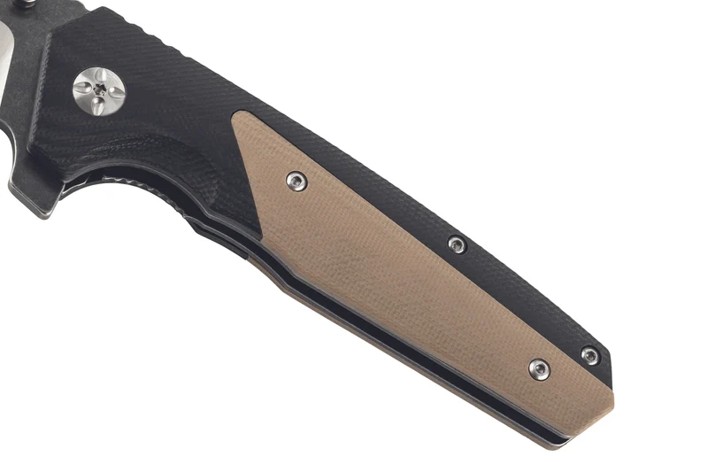 Couteau pliant Herbertz 591012 lame finition bicolore et manche en G10 en deux tons 12cm