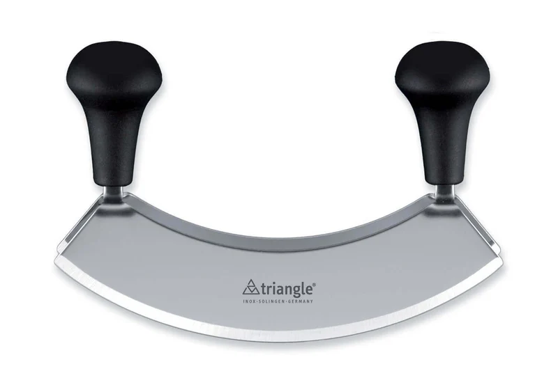 Hachoir berçoir Triangle double lame inox - 3 tailles