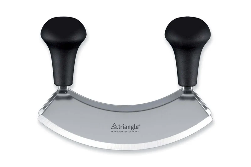 Hachoir berçoir Triangle double lame inox - 3 tailles