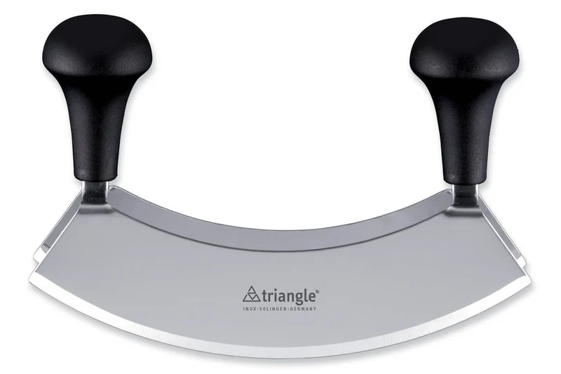 Hachoir berçoir Triangle double lame inox - 3 tailles