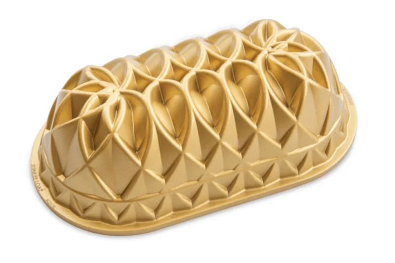 Moule à cake Nordic Ware jubilée gold en fonte d'aluminium