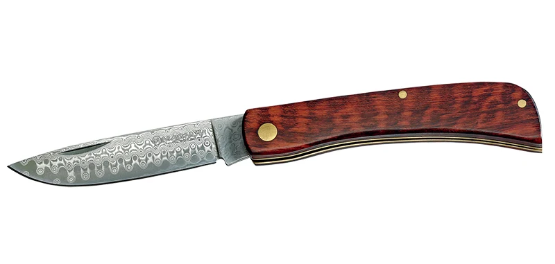 Couteau Damas Boker magnum Bois naturel