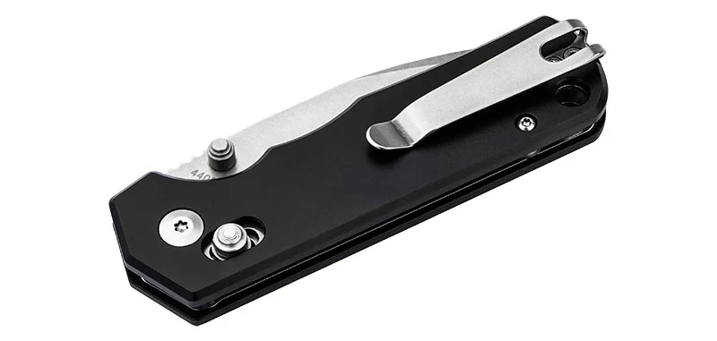 Couteau Pliant noir Crossbar Lock Boker magnum Rockstub