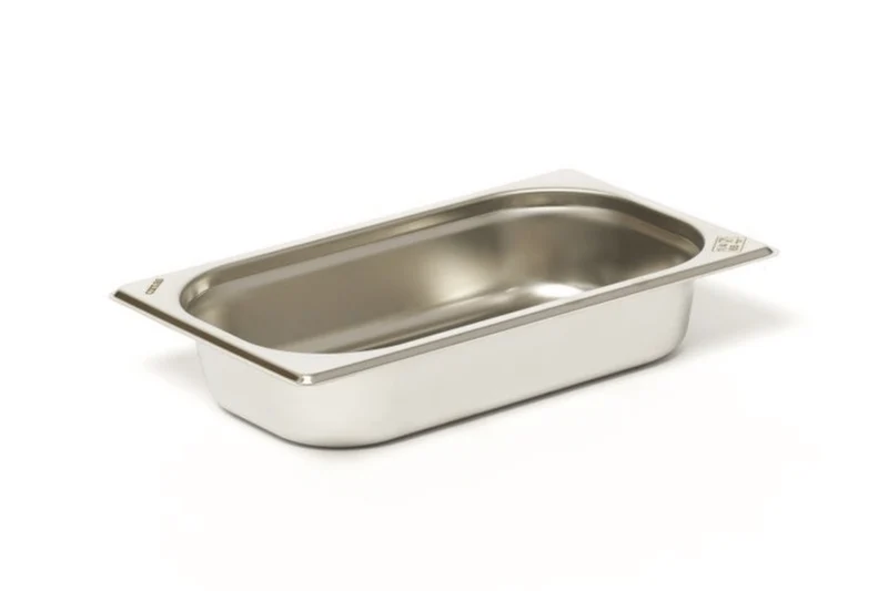 Bac gastronorme GN 1/4 inox 18/0 1,05L Comas - Hauteur 4cm