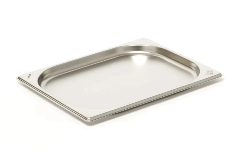 Bac gastronorme GN 1/2 inox 18/0 1L Comas - Hauteur 2cm