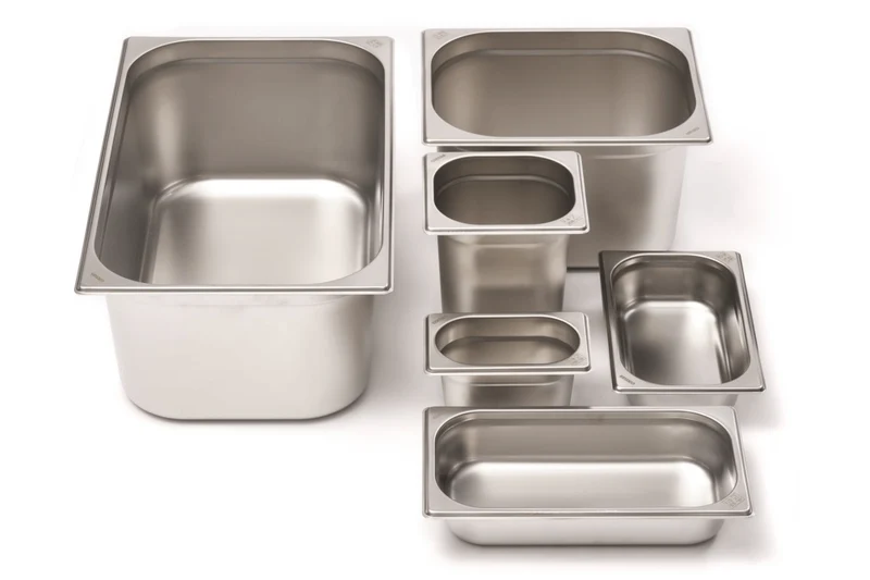 Bac gastronorme GN 1/1 inox 18/0 19L Comas - Hauteur 15cm
