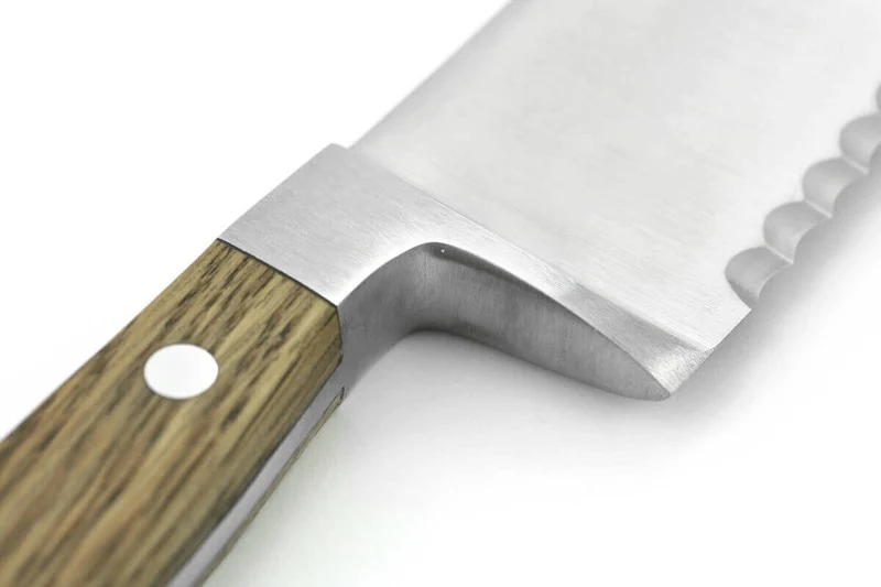 Couteau à pain Güde Alpha Chêne 21cm en acier forgé