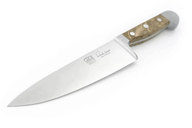 Couteau de chef Güde Alpha Chêne 21cm en acier forgé