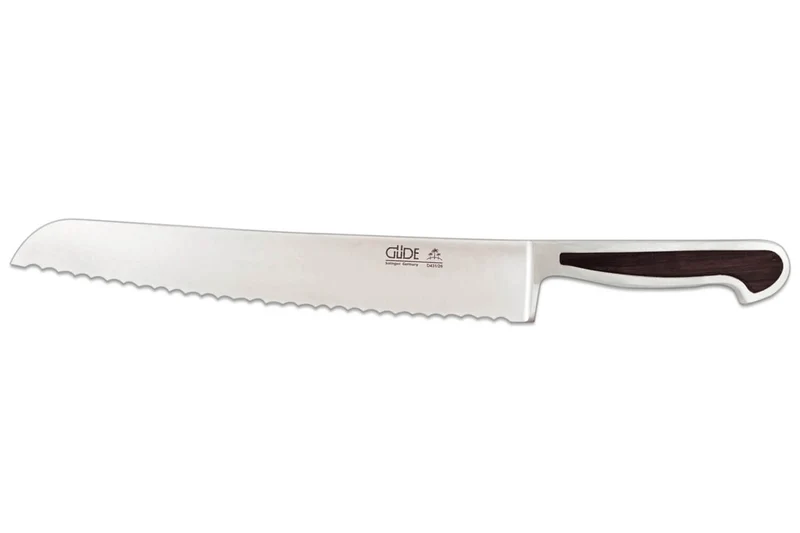 Couteau à pain Güde Delta D431/26 forgé à la main lame dentée 26cm
