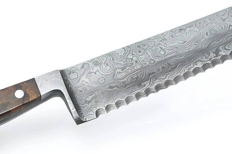 Couteau à pain Damas Gude 32cm
