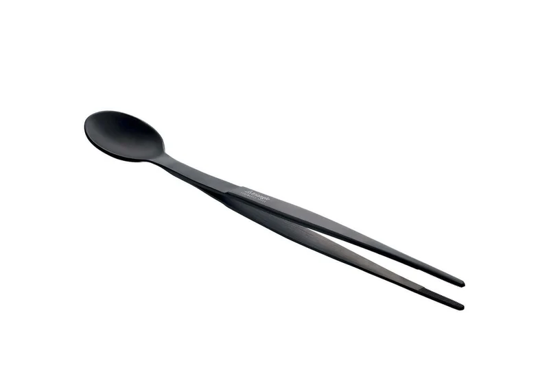 Pince à dresser avec cuillère intégrée Triangle inox 17cm