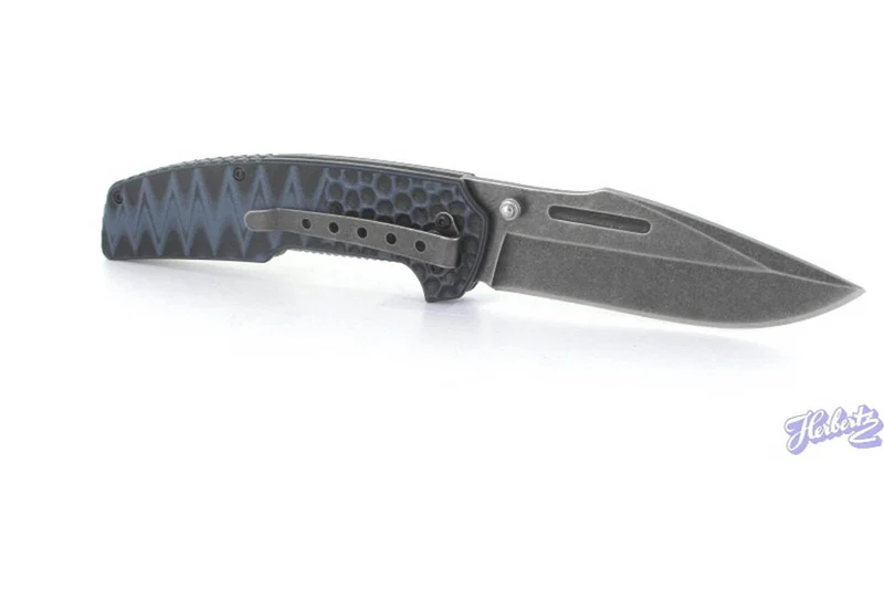 Couteau pliant Herbertz 228713 lame dao manche G10 texturé 12,7cm