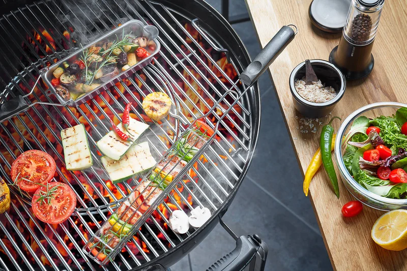 Panier à mailles pour barbecue Gefu en acier inoxydable
