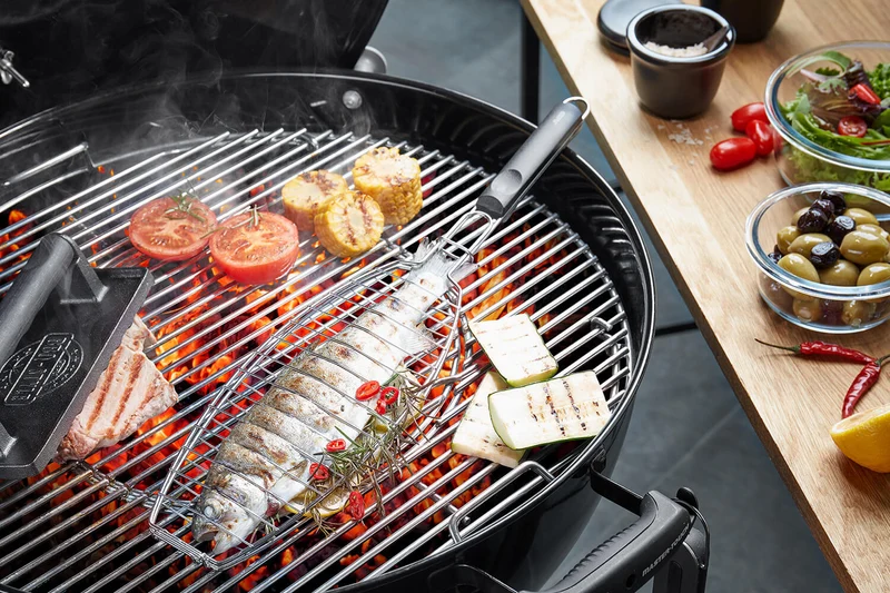 Grille à poisson pour barbecue Gefu en acier inoxydable