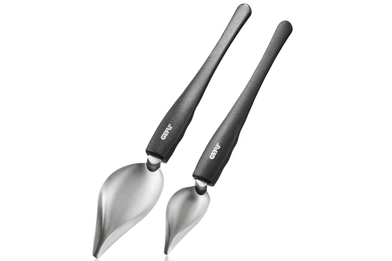 Set de 2 cuillères à décorer Gefu Kulinari en acier inoxydable