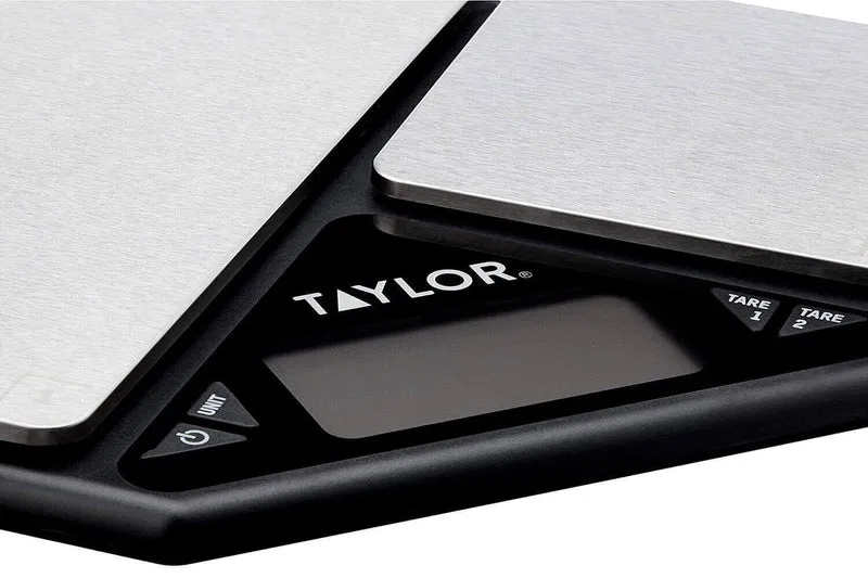 Balance de cuisine double plateau Taylor Digital Dual - 5kg et 500g