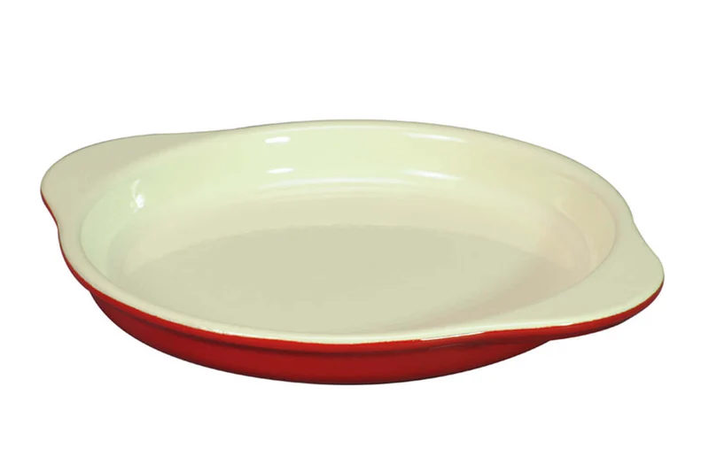 Plat à œuf rond en fonte émaillée - diamètre 16cm