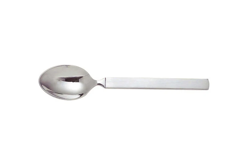 Ménagère 24 couverts Alessi Dry inox 18/10 manches satinés design par Achille Castiglioni