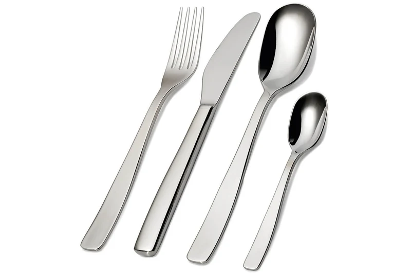Ménagère 24 couverts Alessi Knifeforkspoon acier inox 18/10 design par Jasper Morrison