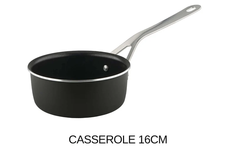 Batterie de cuisine Alessi Pots&Pans 6 pièces design par Jasper Morrison