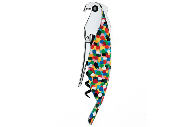 Tire-bouchon sommelier Alessi Parrot design par Alessandro Mendini