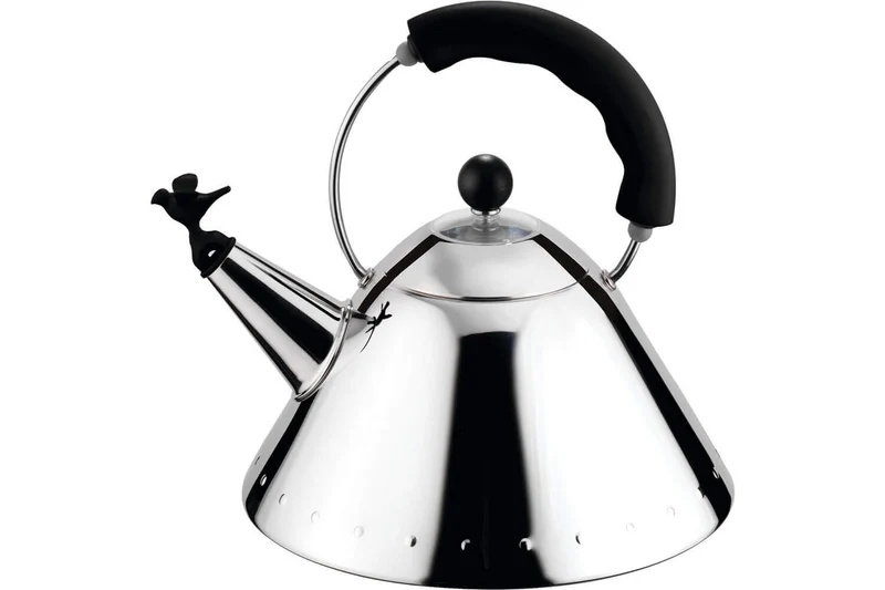 Bouilloire induction Alessi Oisillon en inox 18/10 design par Michael Graves