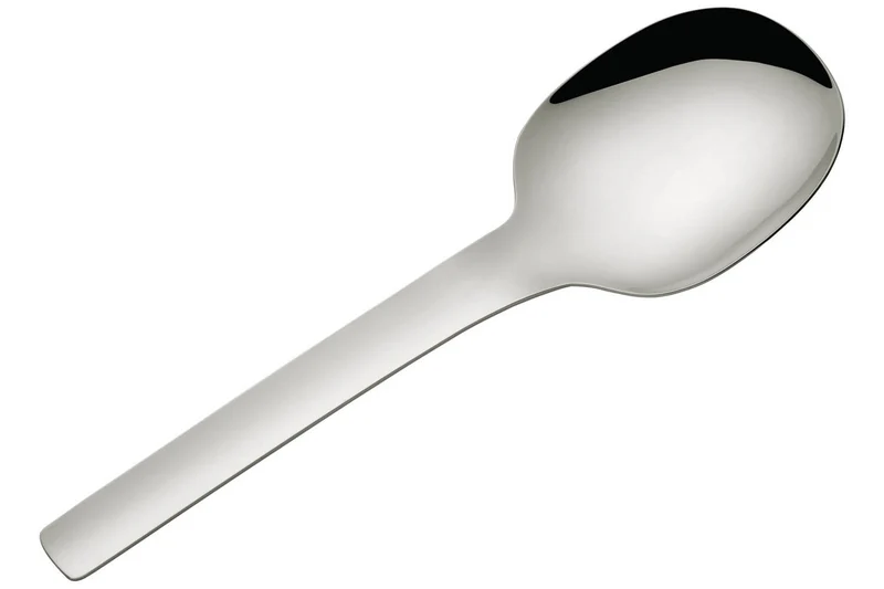 Cuillère de service Alessi Tibidabo tout acier inox design par Kristiina Lassus