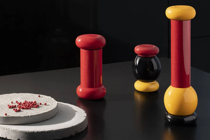 Moulin à épices Alessi Twergi 100 Values Collection 23cm design par Ettore Sottsass