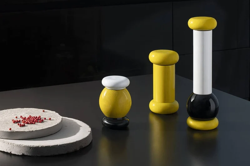 Moulin à épices Alessi Twergi 100 Values Collection 23cm design par Ettore Sottsass