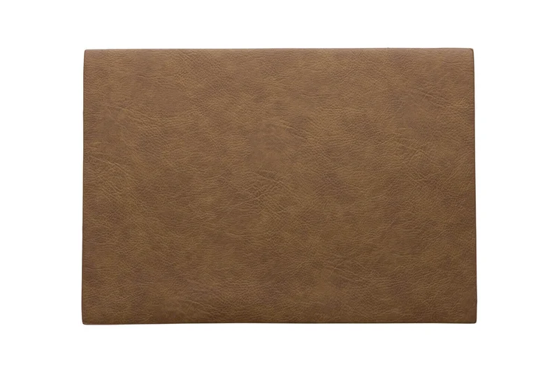 Set de table Asa Selection caramel en cuir végétal 46x33cm