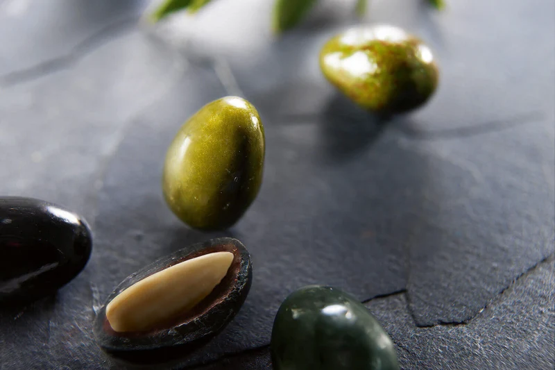 Bonbons au chocolat François Doucet Olives de Provence 120g
