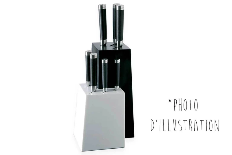 Bloc vide Kai Michel Bras type L corian blanc et noir