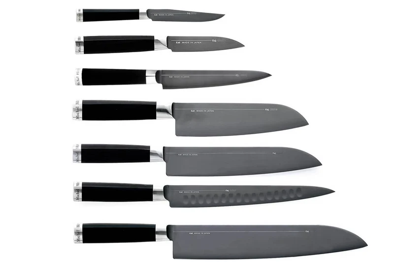 Coffret cadeau 7 couteaux Kai Michel Bras n°1 à 7 acier inox SG2