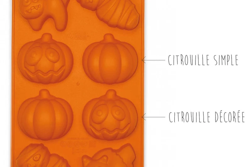 Moule à gâteau silicone Halloween Scrapcooking - 4 motifs