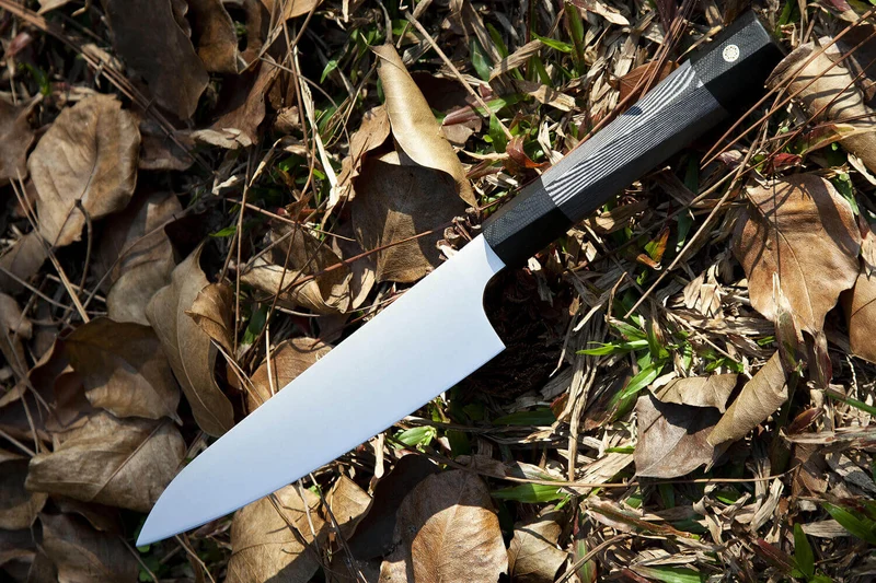 Couteau de chef Xin XinCare acier inoxydable 18cm manche noir