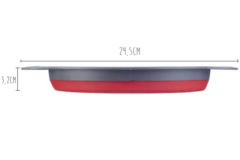 Passoire pliable Westmark ø22cm rouge et grise