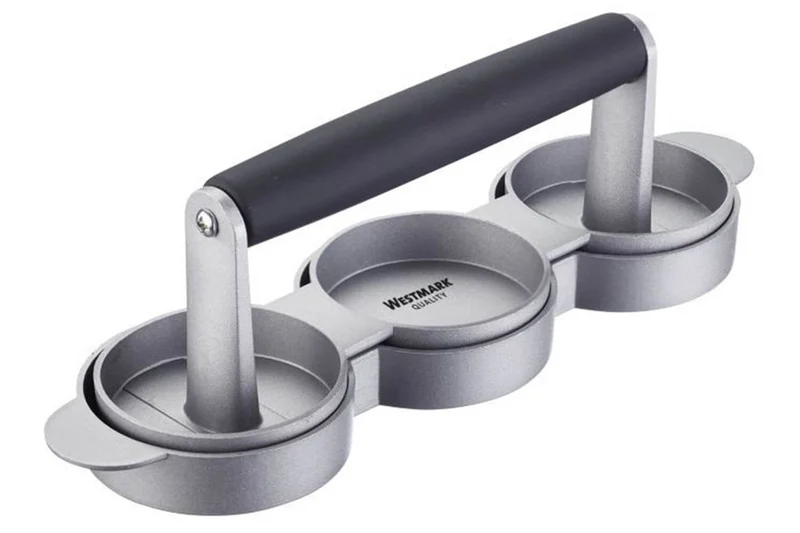 Mini-presse à hamburger Westmark Trio en aluminium