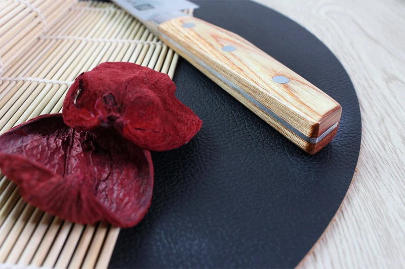 Couteau santoku japonais Shimomura Un-Ryu 16cm damas 33 couches