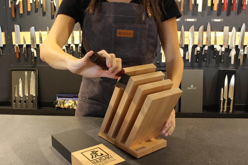 Tablier de cuisine Wusaki en toile et cuir 83x67,5cm - Taille unique