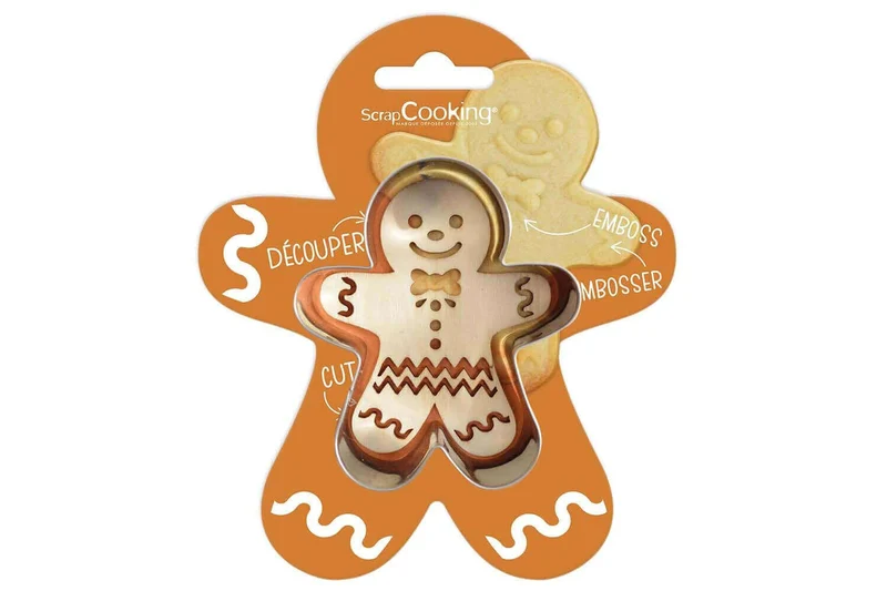 Emporte pièce Scrapcooking avec embosseur bois - Plusieurs formes Noël