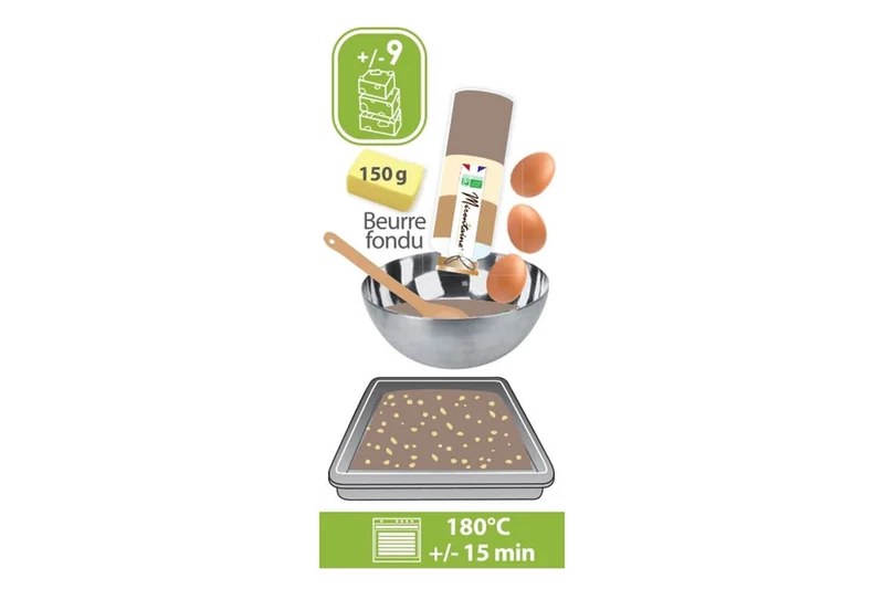 Coffret pour mini brownies Mirontaine 10 pièces