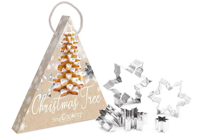 Kit pâtisserie sapin de Noël 3D Scrapcooking 5 pièces