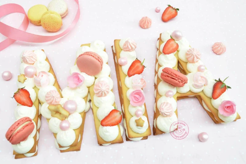 Kit letter cake Scrapcooking 26 gabarits lettres - Réutilisable