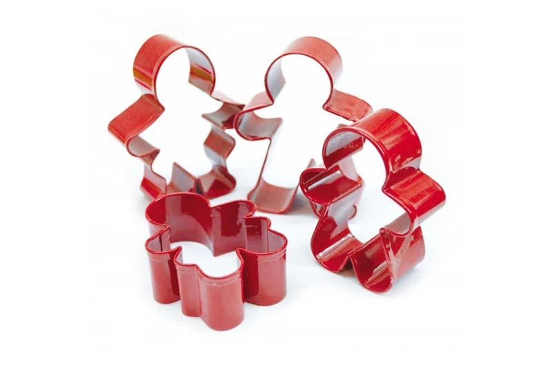 4 emporte-pièces Scrapcooking en inox - Bonhomme pain d'épice