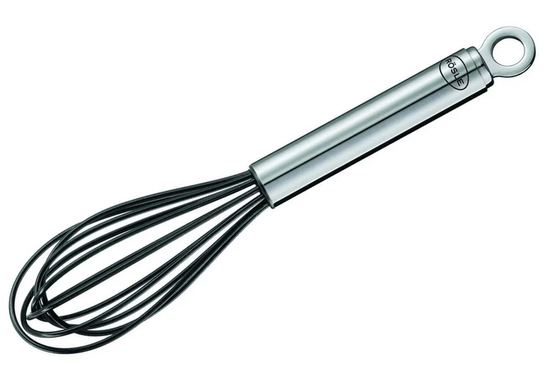 Fouet Rösle en acier inoxydable et silicone