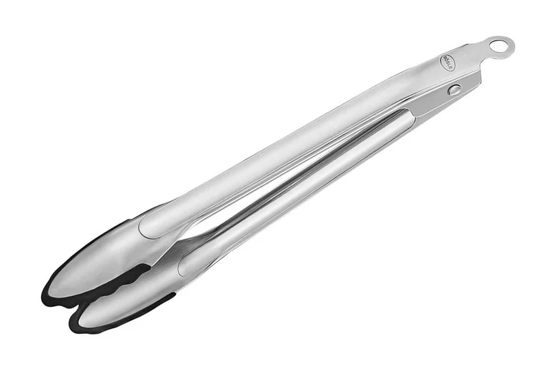 Pince traiteur Rösle en acier inoxydable et silicone