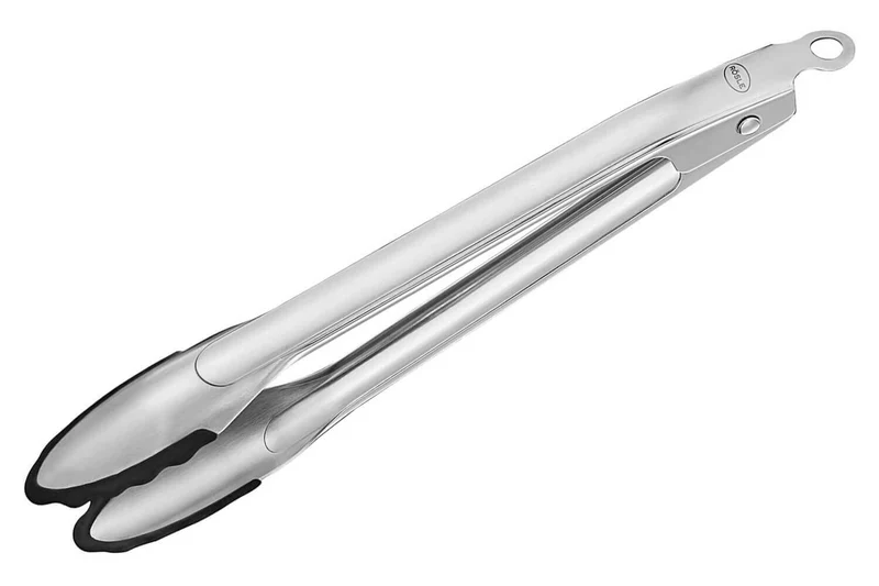 Pince traiteur Rösle en acier inoxydable et silicone