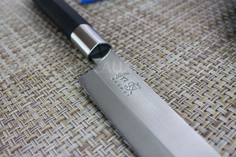Couteau yanagiba japonais KAI Wasabi Black lame 21cm