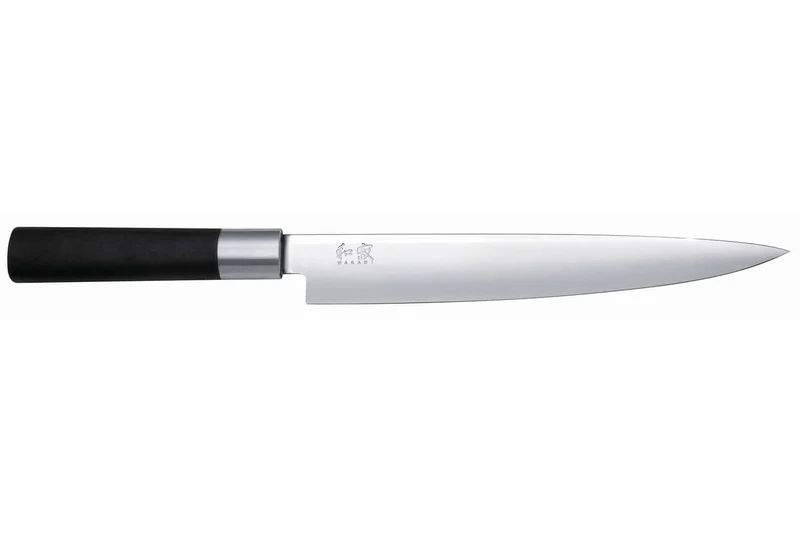 Couteau à jambon japonais KAI Wasabi Black lame 23cm